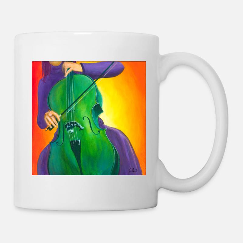 Cello - Tasse - Weiß
