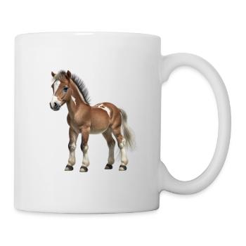 Méga mignon bébé cheval - Mug blanc - blanc - Droite