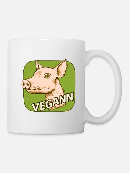 Ve-gann - Tasse - Weiß