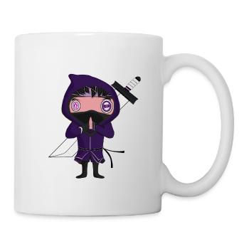Ninja - Tasse - Weiß - Rechts