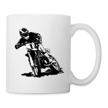 Moto Cross - Motocross - Supercross - Mug - white - Right