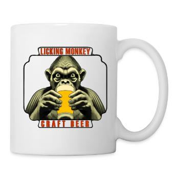 Licking Monkey - Mug - white - Right