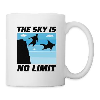 Wingsuit volant Base Jumping Parachutisme Wingsuit - Mug blanc - blanc - Droite