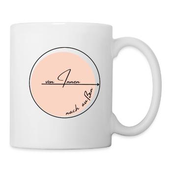 Von Innen nach außen - Tasse - Weiß - Rechts
