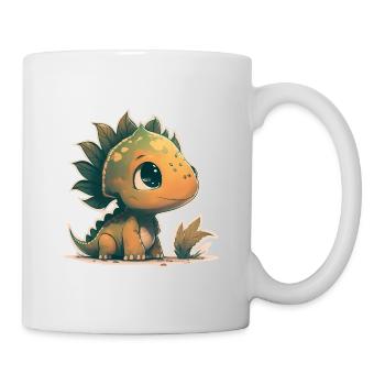 Small But Spunky Baby Dino - Mug - white - Right