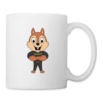 EICHHÖRNCHEN - SECURITY - TIER - TIERISCH - Tasse - Weiß - Rechts