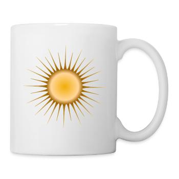 Sun bright golden - Good vibes where it is - Mug - white - Right