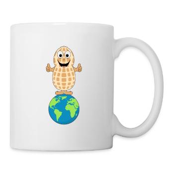 ERDNUSS - ERDE - NUSS - SUPER - GUT - ESSEN - Tasse - Weiß - Rechts