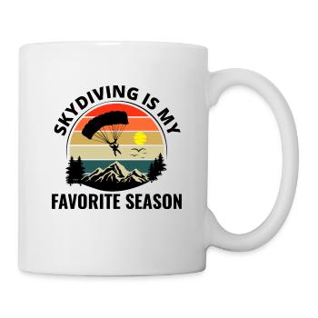 Skydiving Parachute Skydive Skydiver Parachuting - Mug - white - Right