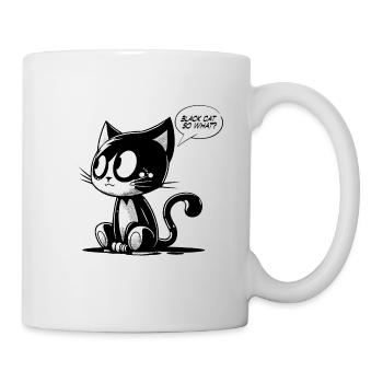 black cat so what MBP - Mug - white - Right