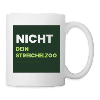 Nicht Dein Streichelzoo Print auf Panel PGSWHG - Tasse - Weiß - Rechts