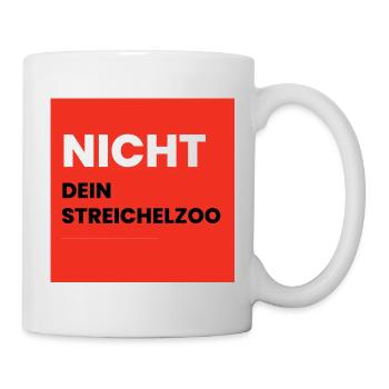 Nicht Dein Streichelzoo Print auf Panel PRSWS - Tasse - Weiß - Rechts