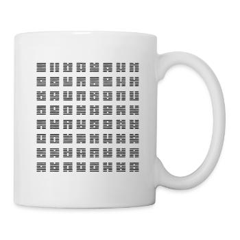 I CHING - I GING - Hexagram - Tasse - Weiß - Rechts