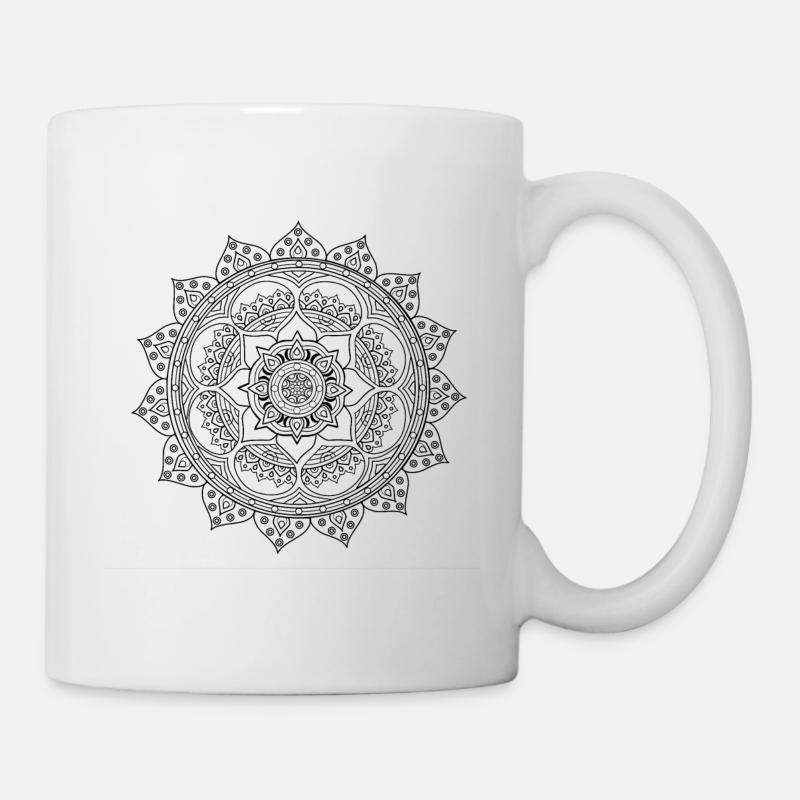 Große Lotus Blume - Tasse - Weiß