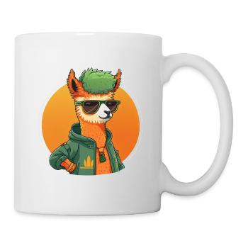Cool Lama 2 - Tasse - Weiß - Rechts