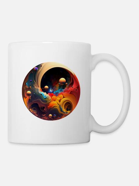 Univers 3D - Mug blanc - blanc