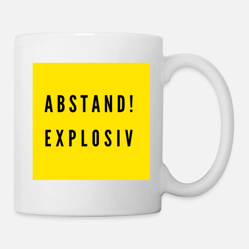 Abstand Explosiv LSBY - Tasse - Weiß