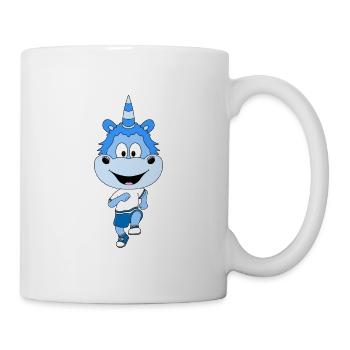 EINHORN - SPORT - LAUFEN - FITNESS - JOGGEN - Tasse - Weiß - Rechts