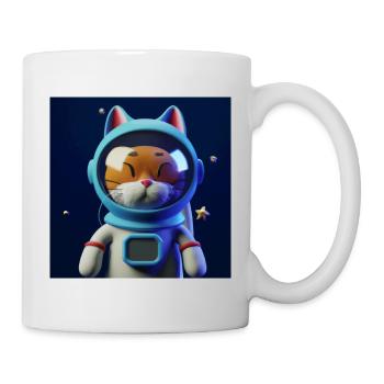 chastronaute - Mug blanc - blanc - Droite