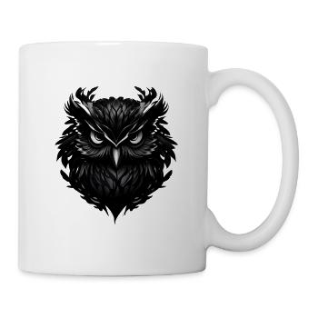 Hibou - Mug blanc - blanc - Droite