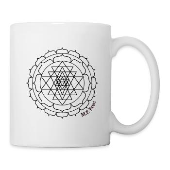 sri yantra - Tasse - Weiß - Rechts