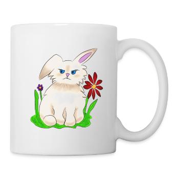 Motzehase, Kein Osterhase von Peace Joy Pancake - Tasse - Weiß - Rechts