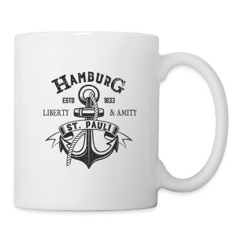 Hamburg St. Pauli Anchor sailor sailor gift - Mug - white - Right