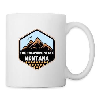 Montana - L’État du Trésor - Mug blanc - blanc - Droite