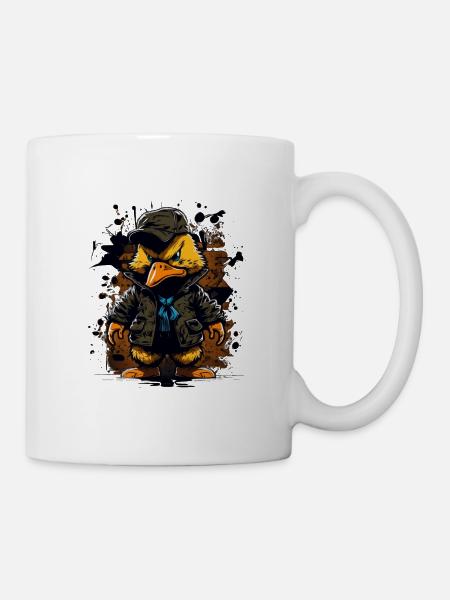 Angry duck 2 - Tasse - Weiß