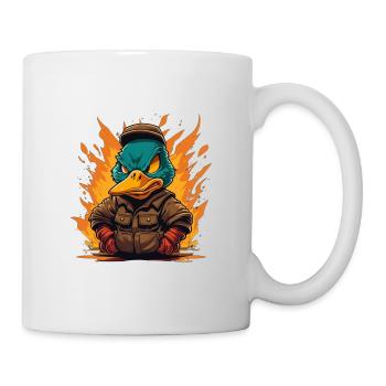 Angry duck4 - Mug - white - Right