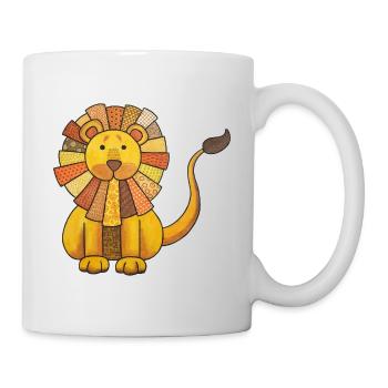 Lion Mignon Bébé Lion Enfants kawaii Jardin d’enfants - Mug blanc - blanc - Droite