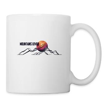 Mountains lover - Mug blanc - blanc - Droite