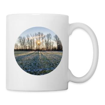 Winterliche Sonne - Tasse - Weiß - Rechts