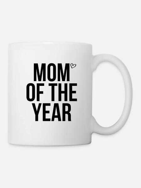 Mom of the year - Tasse - Weiß