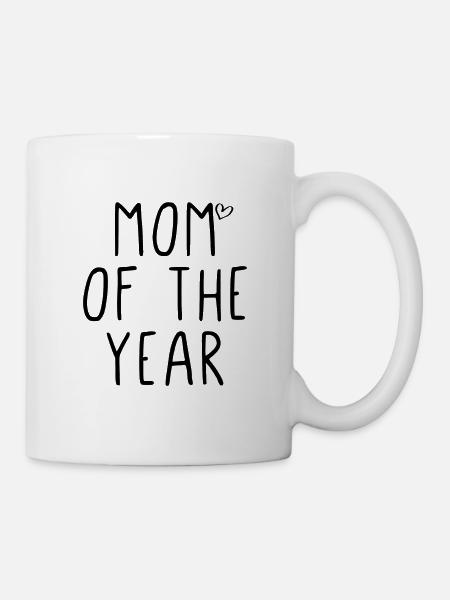 Mom of the year - Tasse - Weiß