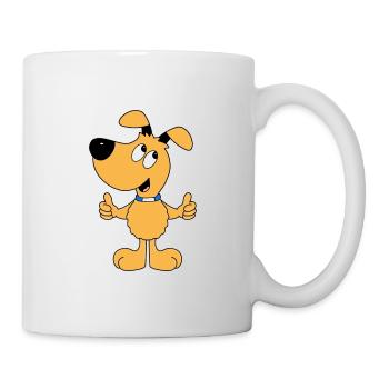 HUND - MÖGEN - LIKEN - TIERISCH - GUT - TIER - Tasse - Weiß - Rechts