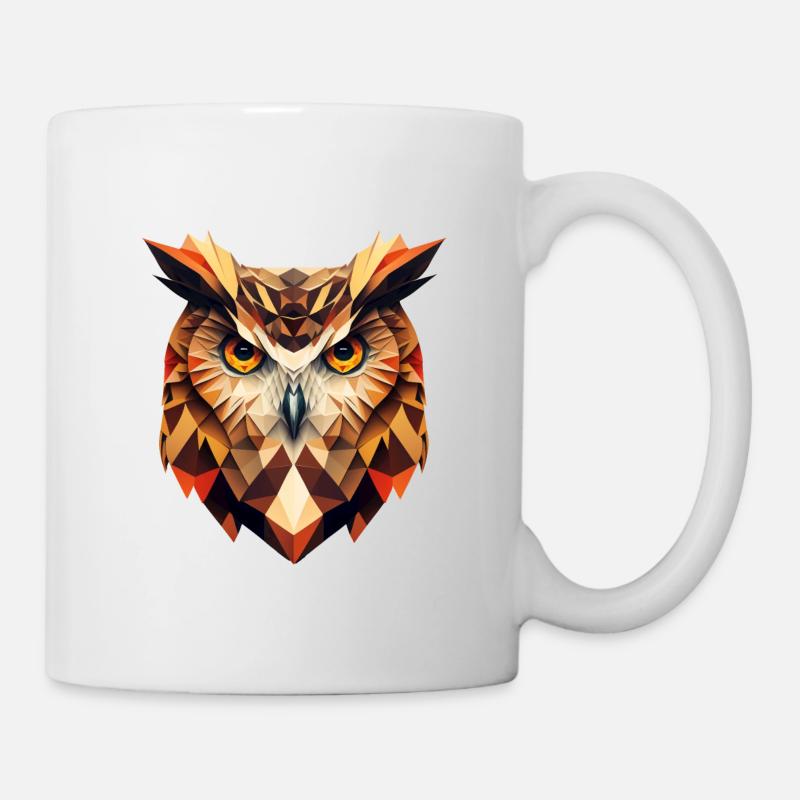HIBOU - Mug blanc - blanc