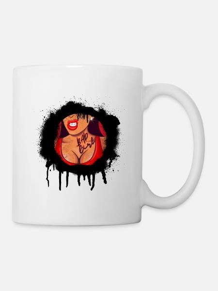Bad Girl - Tasse - Weiß