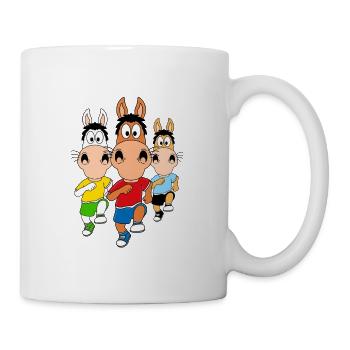 PFERDERENNEN - PFERDE - PFERD - PONYS - LAUFEN - Tasse - Weiß - Rechts