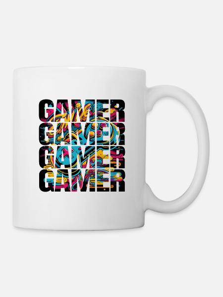 Améliorez votre garde-robe avec ce t-shirt de jeu! - Mug blanc - blanc