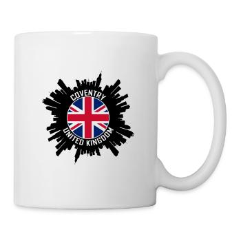 Coventry Skyline Uk Flag Travel Souvenir - Mug - white - Right