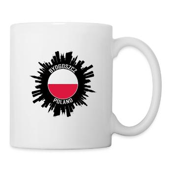 Bydgoszcz Skyline Poland Flag Travel Souvenir - Mug - white - Right