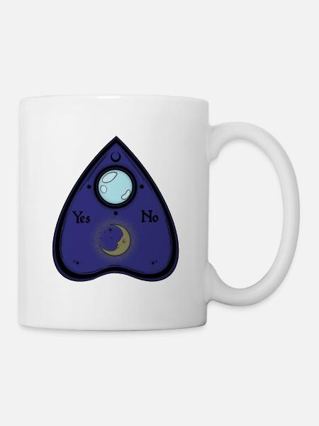 Ouija en Bleue - Mug blanc - blanc