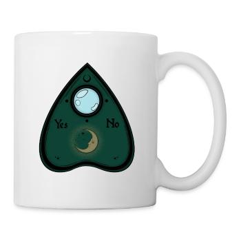 Ouija in Grün - Tasse - Weiß - Rechts
