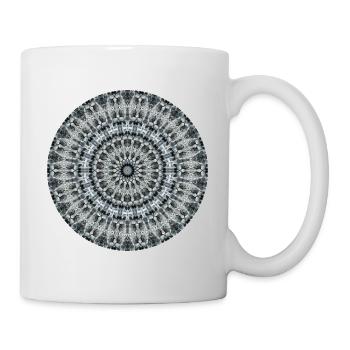 Mandala Art | 3D Fractal Graphic - Tasse - Weiß - Rechts