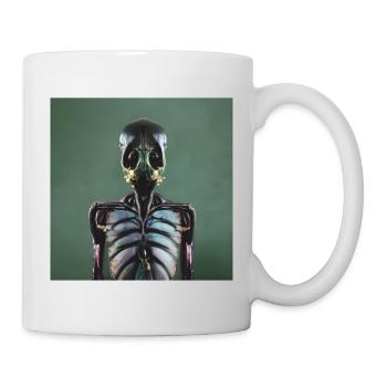 photographic portrait insect skeleton - Mug - white - Right