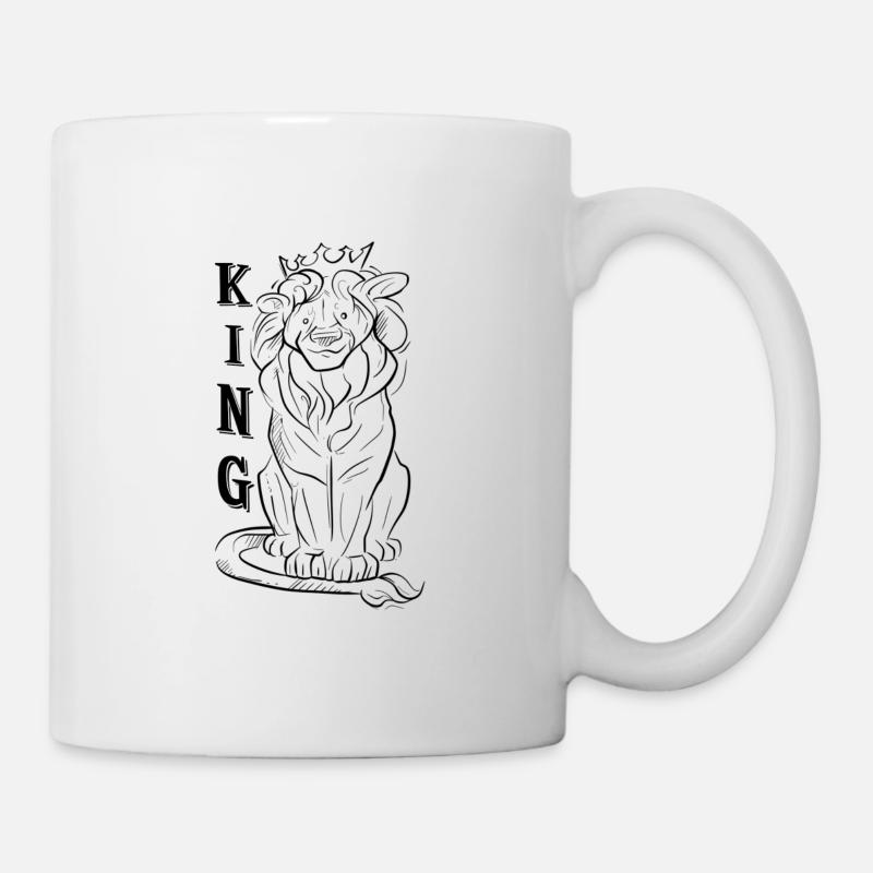 KING - Le roi des lions - Mug blanc - blanc