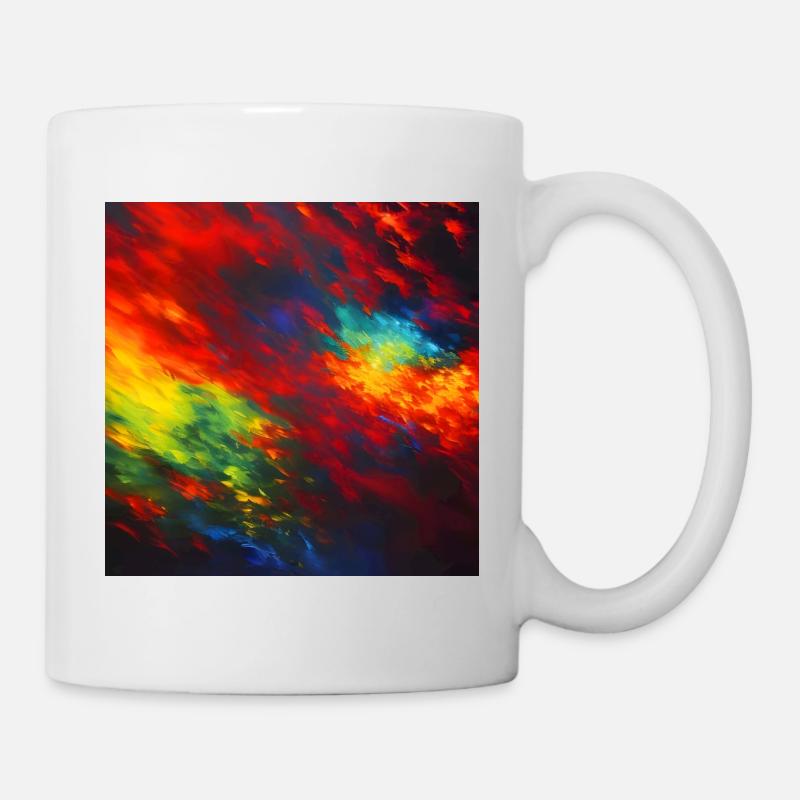 Rain Lamps - Abstract Colors - Mug - white