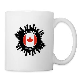 Gatineau Skyline Kanada Flagge Reise-Souvenir - Tasse - Weiß - Rechts