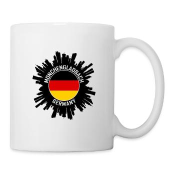 Monchengladbach Skyline Allemagne Flag Travel Souven - Mug blanc - blanc - Droite